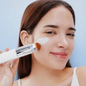 Base de maquillaje ELROEL Blanc Cover Cream Stick con brocha aplicadora