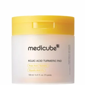 Pads con Ácido Kójico Medicube y Cúrcuma 70 uds